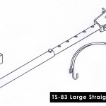 TS-83 Large Straight Frame Mt