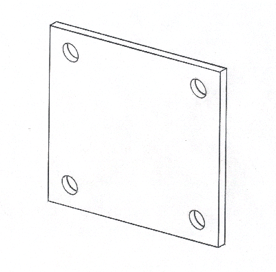 D-442 (Square Backing Plate)