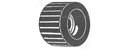 T-980-4; Ribbed Wobble Roller