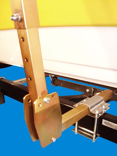 Boat Trailer Roller Guide-Ons, T-930; 3-Way Adjustable, ( Close Up )