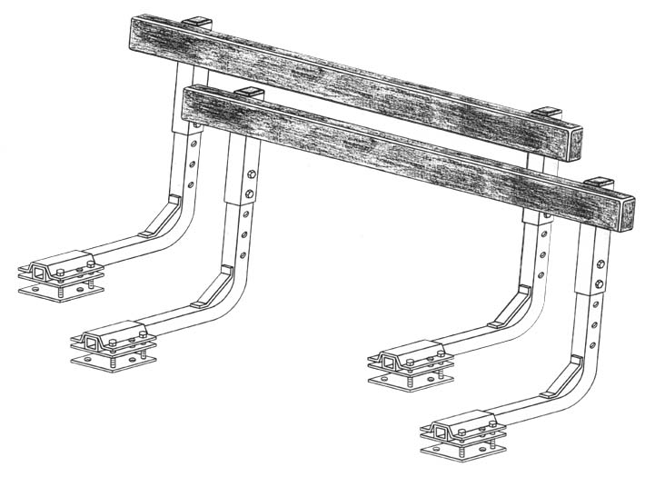 Bunk Guide-Ons, T-976; 7-1/2 ft. long, Drawing