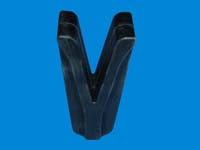 #9009; Replacement Rubber "V" Block.