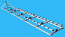 Boat Roller Ramp, DDA-2000; ( 2000 pound capacity, 24 ft. long )